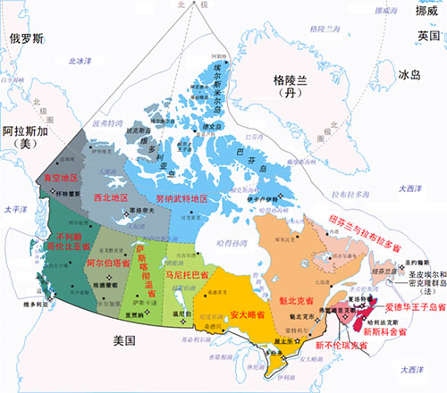 中國到加拿大的海運路線